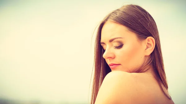 Gorgeous stunning lady posing — Stock Photo, Image