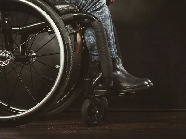 双腿残疾人士. — 图库照片
