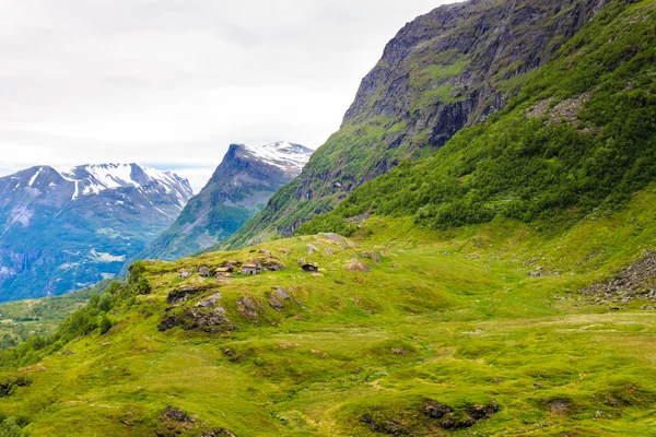 Mountains landscape in Norway. Stock Picture