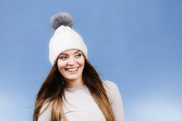 Woman in thermal underwear — Stock Photo, Image