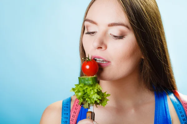 Concepto de dieta, salud y pérdida de peso . — Foto de Stock