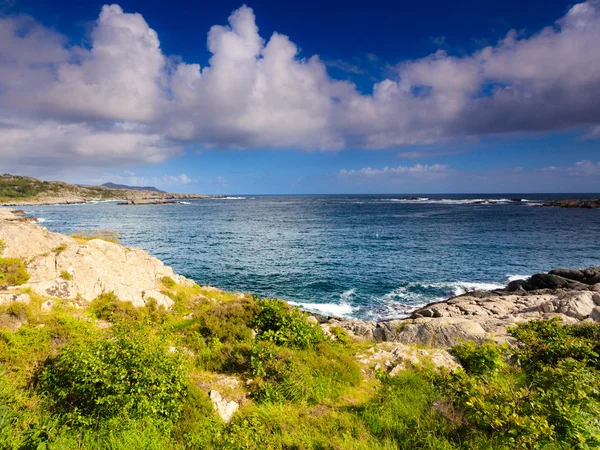 The coast of southern Norway with an ocean view — Stock Photo, Image