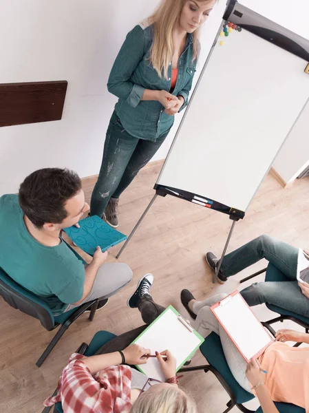 Equipo Colaboración Reunión Concepto Puesta Marcha Diversidad Masculina Femenina Jóvenes — Foto de Stock