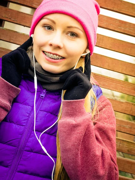 Ejercicios Deportivos Aire Libre Ideas Atuendo Deportivo Mujer Que Usa —  Fotos de Stock