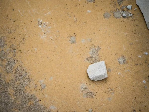 Gebroken Stukken Baksteen Bouwplaats — Stockfoto