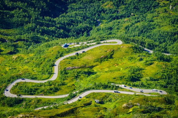 Nibbevegen Vägen Upp Till Dalsnibba Berg Norge — Stockfoto