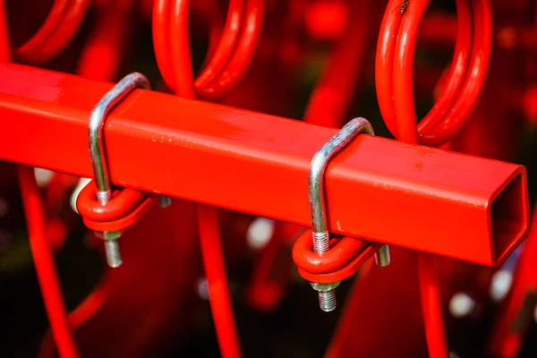 Equipamento Agrícola Parafuso Máquinas Agrícolas Visão Detalhada — Fotografia de Stock