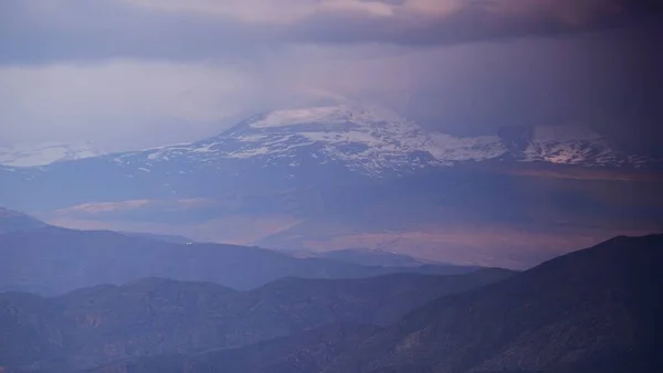 Sierra Nevada Mountain Range Spain Nature Landscape Popular Tourist Destination — Stock Photo, Image