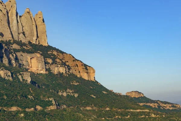 Montagna Montserrat Paesaggio Roccioso Catalogna Spagna Luogo Visitare — Foto Stock