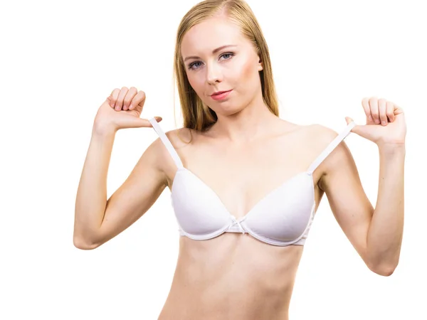 Female wearing too big bra - Stock Photo [66844424] - PIXTA