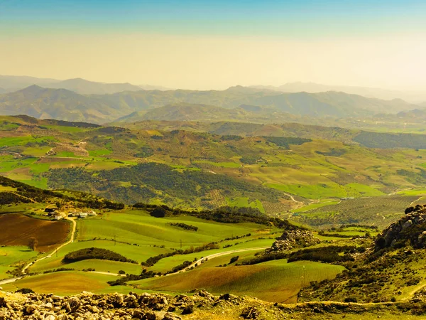 Sierra Del Torcal Mountain Range Antequera City Province Malaga Andalusia — Stock Photo, Image