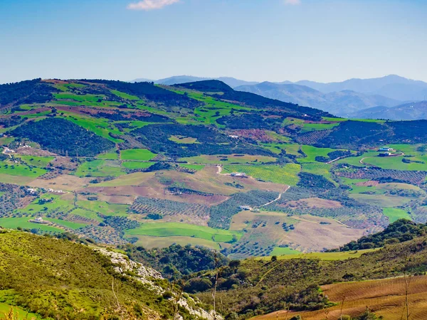 Sierra Del Torcal Mountain Range Antequera City Province Malaga Andalusia — Stock Photo, Image