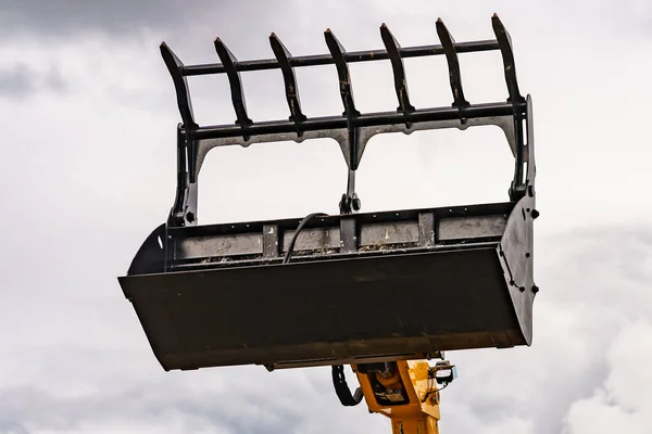 Industrial Hay Telehandler Sky Telescopic Handler Agricultural Machinery Farm Equipment — Stock Photo, Image