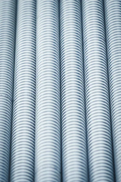 Tubos Plástico Ondulado Máquinas Agrícolas Industriais Parte Equipamentos Hidráulicos Pneumáticos — Fotografia de Stock
