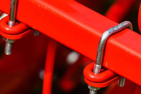 Agriculture Equipment Bolt Agricultural Machinery Detail View — Stock Photo, Image