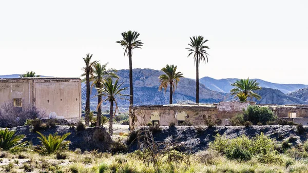 Ubicación Del Cine Chorrillo Sierra Alhamilla España Atracción Turística —  Fotos de Stock