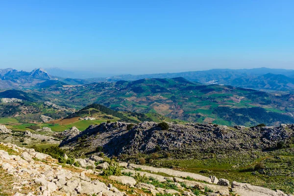 Sierra Del Torcal Mountain Range Antequera City Province Malaga Andalusia — Stock Photo, Image
