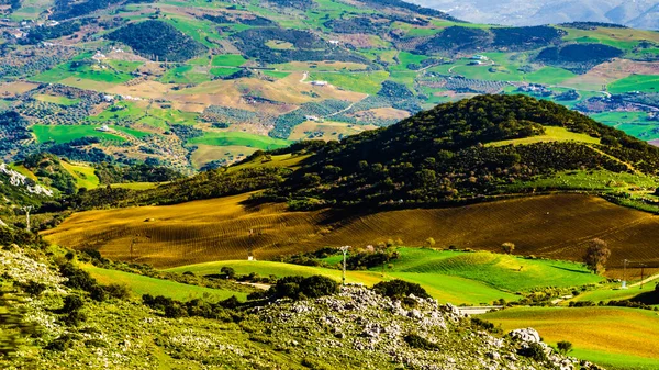 Sierra Del Torcal Mountain Range Antequera City Province Malaga Andalusia — Stock Photo, Image