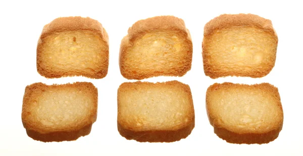 Rusks bread loaf toast biscuits, diet food — Stock Photo, Image