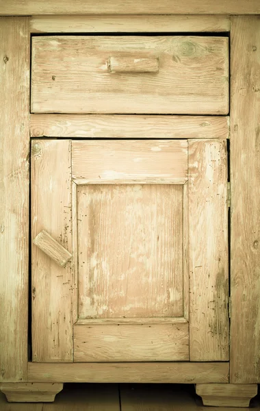 Küchenschrank aus Holz — Stockfoto