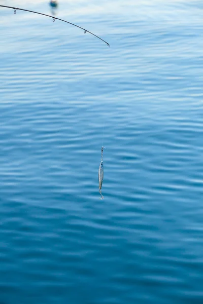 Tige avec oscillateur et eau de mer — Photo