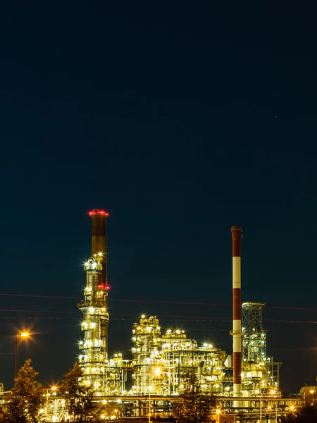 Raffinaderij petrochemische plant — Stockfoto