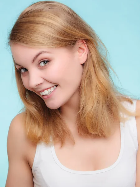 Feliz mulher sorridente — Fotografia de Stock