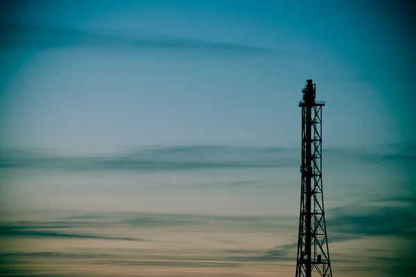 Raffinaderiet petrokemiska anläggningar — Stockfoto