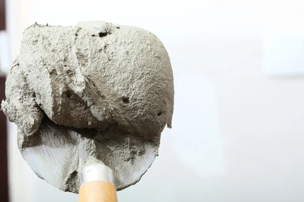 Paleta de cubo con mortero de cemento — Foto de Stock