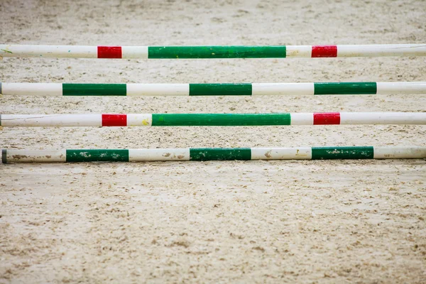Obstacle for jumping horses — Stock Photo, Image