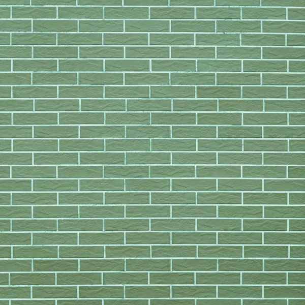 Green brick wall — Stock Photo, Image