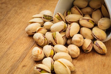 Roasted pistachio nuts clipart