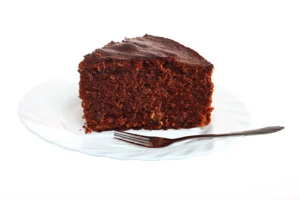 Piece of chocolate cake — Stock Photo, Image