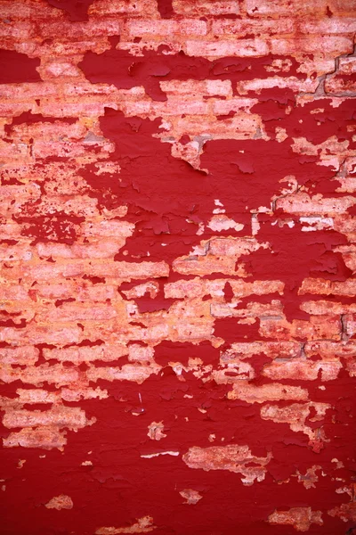 Grunge red brick wall — Stock Photo, Image