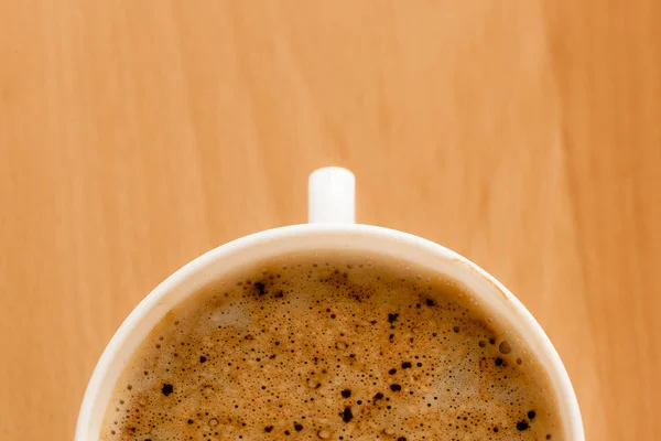 Köpüklü bir fincan kahve. — Stok fotoğraf