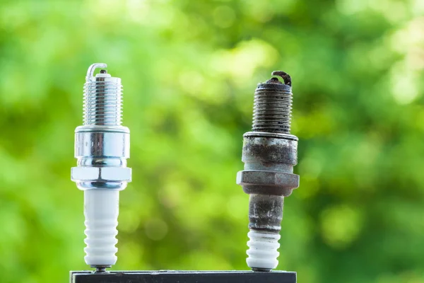 Two spark plugs — Stock Photo, Image