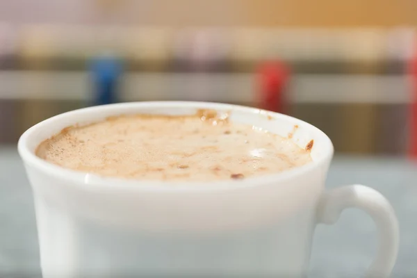 Tasse heißen Kaffee — Stockfoto