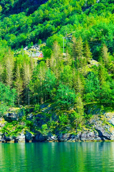 挪威是住在山区 — 图库照片