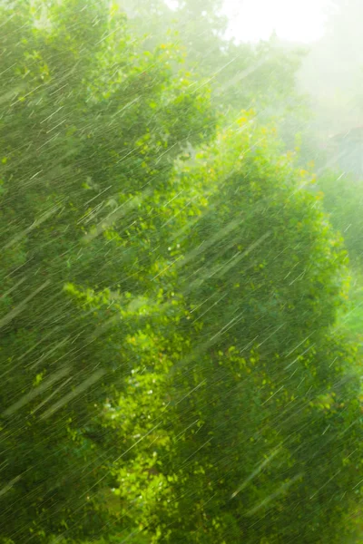 Krople deszczu na szybę szkła — Zdjęcie stockowe