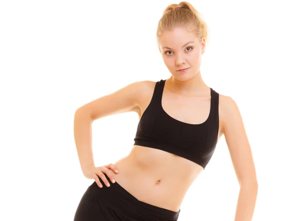 Woman  doing stretching exercise — Stock Photo, Image