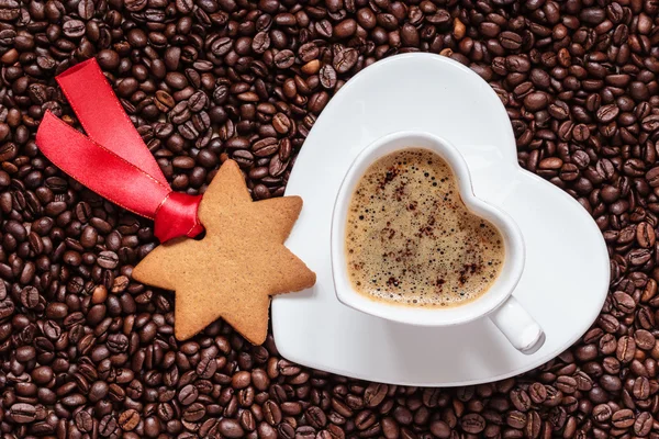 Star shaped christmas cookie — Stock Photo, Image