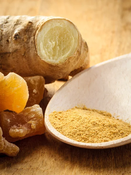 Three kinds of ginger — Stock Photo, Image