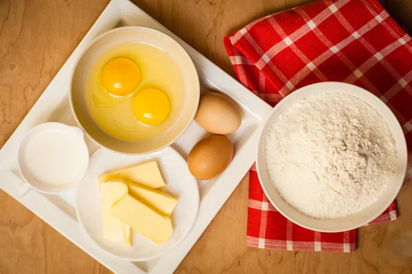 Baking ingredients. — Stock Photo, Image