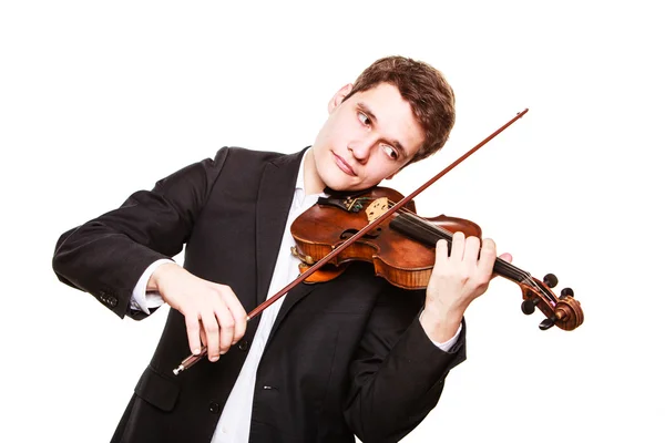 Hombre tocando el violín . —  Fotos de Stock