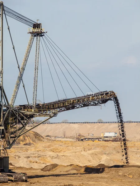 Mine de lignite ouverte . — Photo