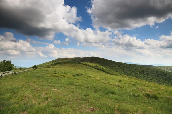 Zelená horská krajina — Stock fotografie