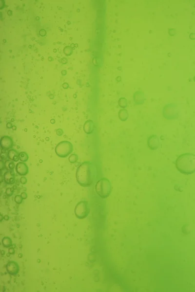 Soap bubbles green  background — Stock Photo, Image