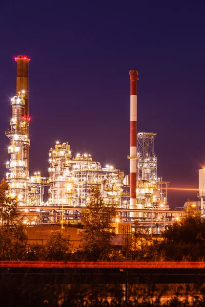 Raffinaderij petrochemische plant — Stockfoto