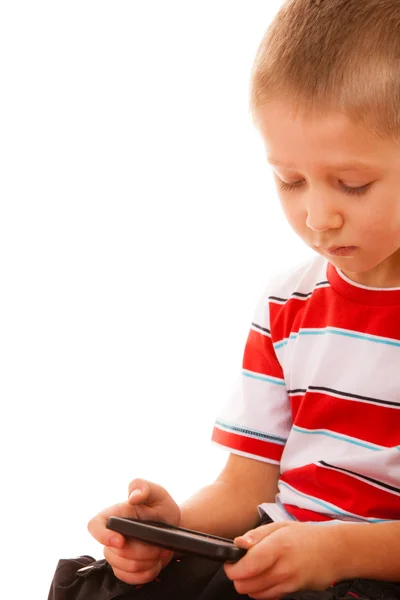 Little boy playing games — Stock Photo, Image