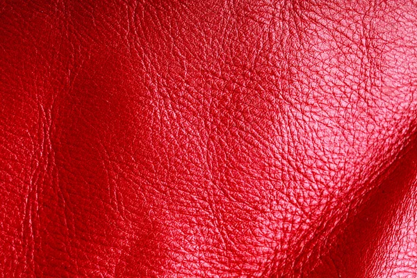 Vivid red  leather — Stock Photo, Image